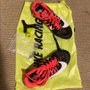 Nike track and field running spikes